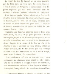 Archives Dauphinoises. Histoire de la reunion du Dauphine a la France. (1886) document 460402