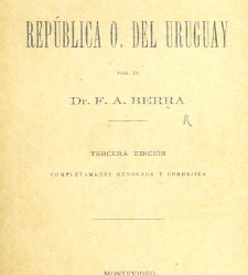 Historica de la Republica Oriental del Uruguay(1881) document 468014