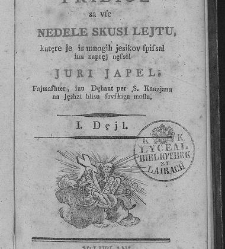 Pridige sa vse nedele skusi lejtu(1794) document 421853