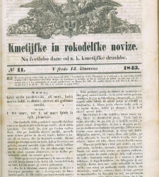 Kmetijske in rokodelske novice (1843) document 423082
