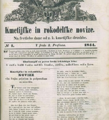Kmetijske in rokodelske novice (1844) document 423114