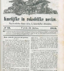 Kmetijske in rokodelske novice (1844) document 423134