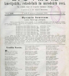 Novice kmetijskih, rokodelnih in narodskih reči(1849) document 423292
