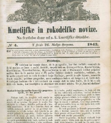 Kmetijske in rokodelske novize(1843) document 507389