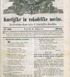 Kmetijske in rokodelske novize(1843) document 507401