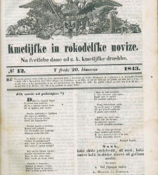 Kmetijske in rokodelske novize(1843) document 507405