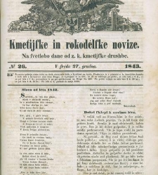 Kmetijske in rokodelske novize(1843) document 507433