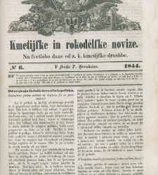 Kmetijske in rokodelske novize(1844) document 507445