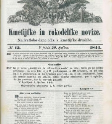 Kmetijske in rokodelske novize(1844) document 507457