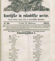 Kmetijske in rokodelske novize(1844) document 507465