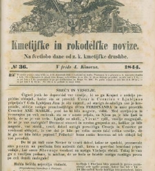 Kmetijske in rokodelske novize(1844) document 507505