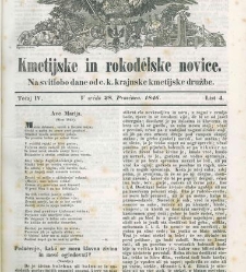 Kmetijske in rokodelske novize(1846) document 507740