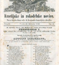 Kmetijske in rokodelske novize(1846) document 507784