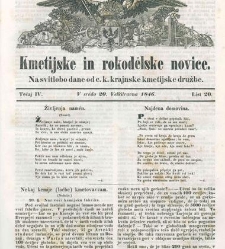 Kmetijske in rokodelske novize(1846) document 507800