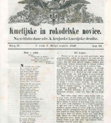 Kmetijske in rokodelske novize(1846) document 507820