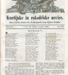 Kmetijske in rokodelske novize(1846) document 507847