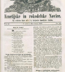 Kmetijske in rokodelske novize(1847) document 507969