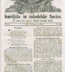 Kmetijske in rokodelske novize(1847) document 508001