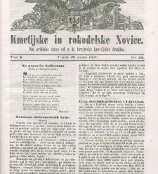 Kmetijske in rokodelske novize(1847) document 508114