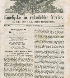 Kmetijske in rokodelske novize(1848) document 508126