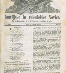 Kmetijske in rokodelske novize(1848) document 508130