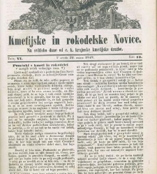 Kmetijske in rokodelske novize(1848) document 508162