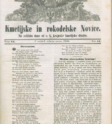 Kmetijske in rokodelske novize(1848) document 508186