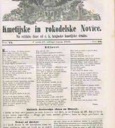 Kmetijske in rokodelske novize(1848) document 508194