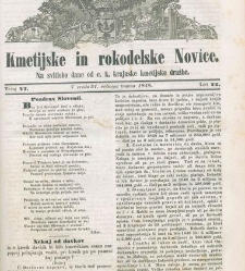 Kmetijske in rokodelske novize(1848) document 508198