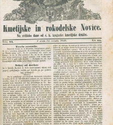 Kmetijske in rokodelske novize(1848) document 508206