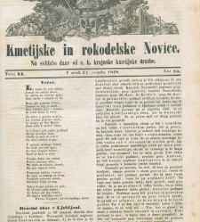 Kmetijske in rokodelske novize(1848) document 508212