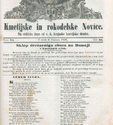 Kmetijske in rokodelske novize(1848) document 508260