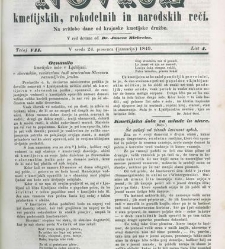 Kmetijske in rokodelske novize(1849) document 508338