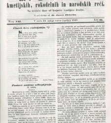 Kmetijske in rokodelske novize(1849) document 508382