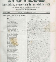 Kmetijske in rokodelske novize(1850) document 508545