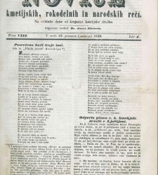 Kmetijske in rokodelske novize(1850) document 508553