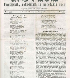 Kmetijske in rokodelske novize(1851) document 508797