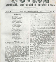 Kmetijske in rokodelske novize(1852) document 508991