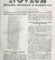 Kmetijske in rokodelske novize(1852) document 509003