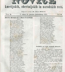 Kmetijske in rokodelske novize(1852) document 509015