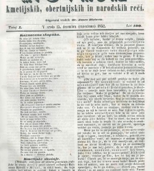 Kmetijske in rokodelske novize(1852) document 509022