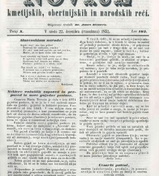 Kmetijske in rokodelske novize(1852) document 509027