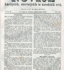 Kmetijske in rokodelske novize(1852) document 509043