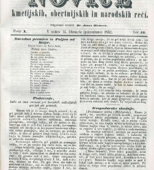 Kmetijske in rokodelske novize(1852) document 509047