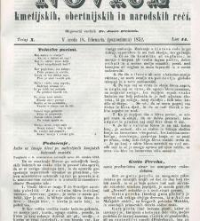 Kmetijske in rokodelske novize(1852) document 509051