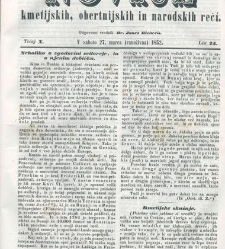 Kmetijske in rokodelske novize(1852) document 509091