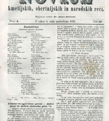 Kmetijske in rokodelske novize(1852) document 509139