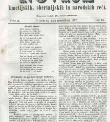 Kmetijske in rokodelske novize(1852) document 509143