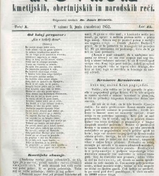 Kmetijske in rokodelske novize(1852) document 509167