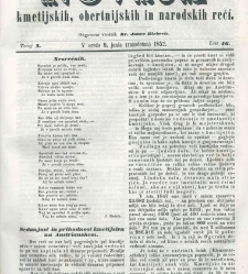 Kmetijske in rokodelske novize(1852) document 509171